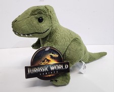 Jurassic World Rebirth T Rex Dinosaur Plush Green Stuffed Animal Toy 12" Long