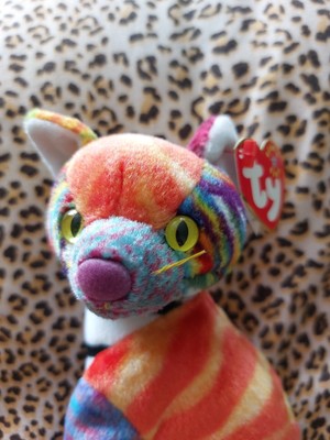 Y2k Ty Beanie Babys Kaleidoscope Beanie Plüsch Katze Top Zustand Mit Etikett