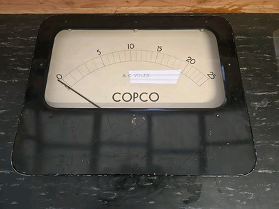 #ad #ad Vintage Giant Copco A.C. Voltmeter Gauge Sign? 24x36quot; Unique $449.00