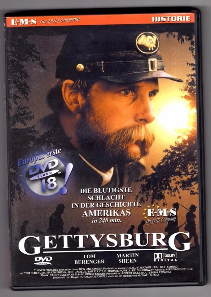 Gettysburg (Tom Berenger, Martin Sheen) DVD 455 - Bild 1 von 1