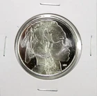1 Troy oz Indian Head Buffalo Silver Round 0.999 Fine #SC