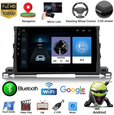 10.1'' 32GB Car Stereo Radio GPS WIFI 4G for Toyota Highlander 2015-19 w/Canbus