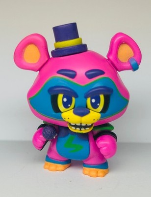 Funko Mystery Minis FNAF Security Breach Glamrock Freddy Mini Figure Black Light