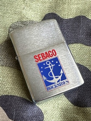 1981 Vintage Zippo Lighter   Sebago Shoes - Docksides