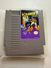 Solomon's Key Nintendo NES Game Cartridge Tecmo 1987 Original Authentic Vintage