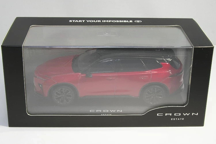 Toyota 1:30 Crown Estate HEV Black Red 3 Sample Dealer ver. crown-estate-hev-2zr