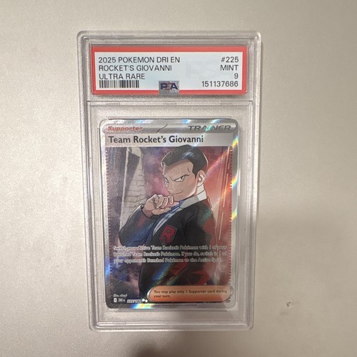 Team Rocket's Giovanni graded PSA 9 for sale on eBay