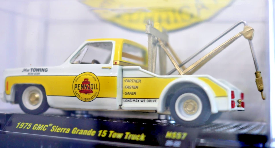 Camión de remolque Chase Square Body 1975 GMC Sierra Grande 15 escala 1/64 Foto 3 de 4