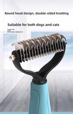 Professional Pet Grooming Tool Undercoat Dog Cat Shedding Comb Brush Pet