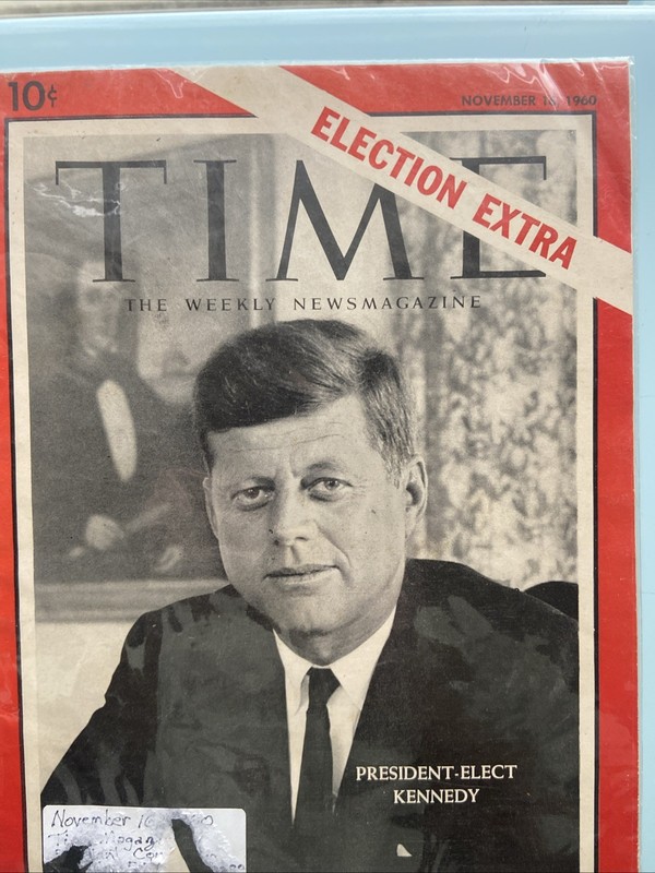 TIME Magazine President-Elect John F. Kennedy Election Extra November 16, 1960