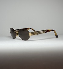 Sergio Tacchini ST 1037-S Vintage Italian Sunglasses Gold Tortoise Designer