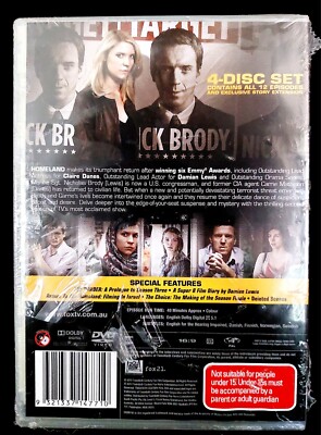 Homeland Season (DVD, 2012) New Sealed Region