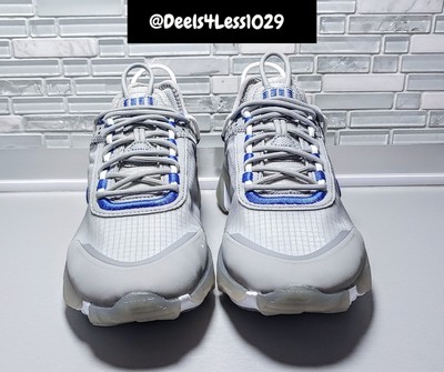 Nike React Live Running Mens Size 6/Womens 7.5 Grey Hyper Royal CV1772-004