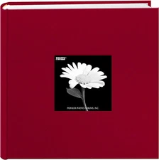 Pioneer DA-200CBF Cloth Frame Photo Album Apple Red (Same Shipping Any Qty)