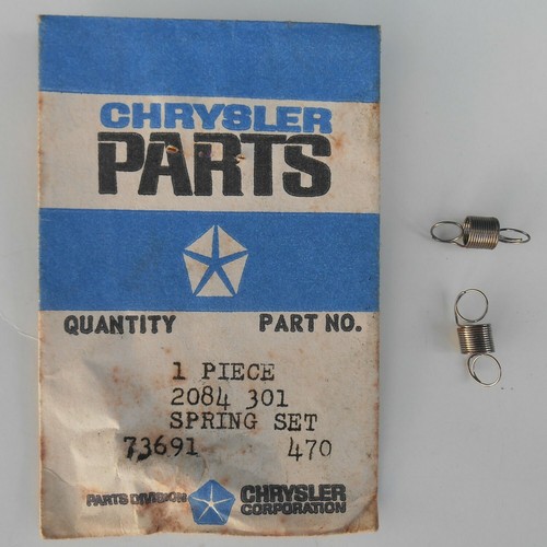 NOS MOPAR Dodge Plymouth Distributor Advance Springs 2084301 Chrysler 2084301 eBay