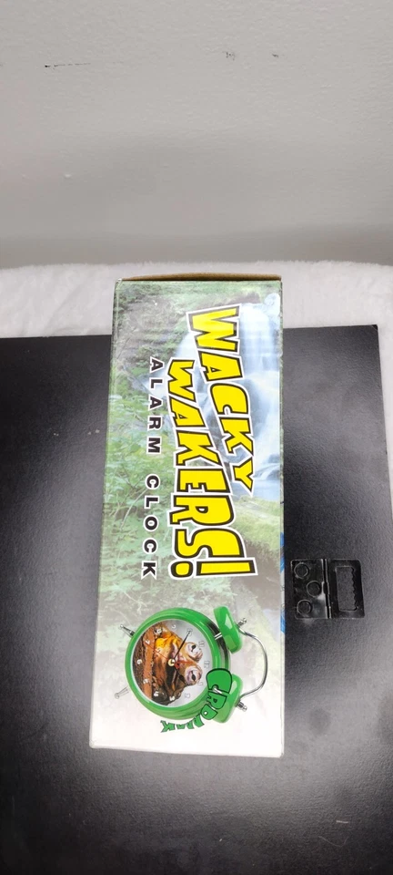 New Wacky Wakers Bull Frog Alarm Clock Croaks New Old Stock Wacky Animal Clock - Image 3 of 4