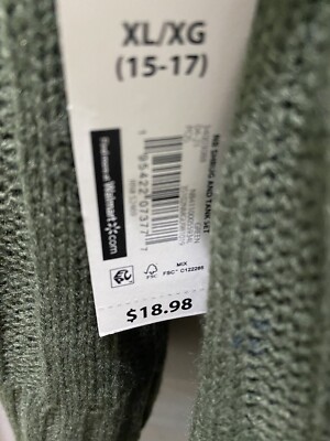 New!No Boundaries 2 Piece Green Shrug and Tank Set.Size Juniors XL