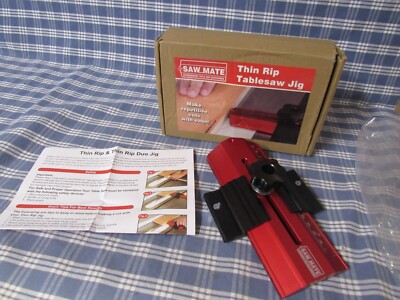 Saw Mate Thin Rip Table Saw Jig. (New Opened Distressed Box) FAST FREE SHIPPING.
