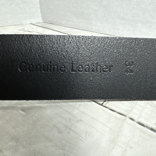 Timberland Men's Casual Leather Jean Belt Size 34 Black New - Picture 6 of 13