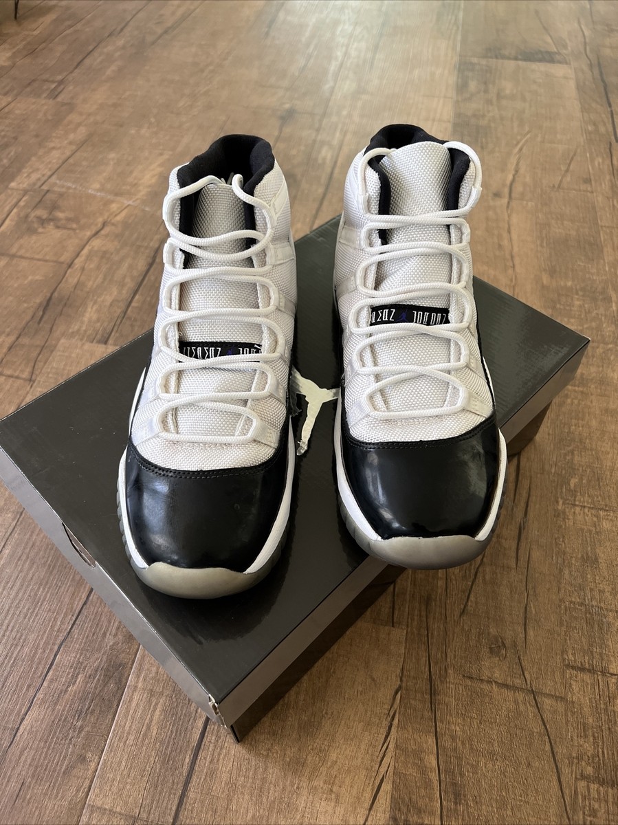 Nike Air Jordan 11 Retro GS Youth Concord White Black Size 7Y