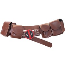 Superhero Deadpool Cosplay Adjustable Waist Belt Halloween Fancy Props Gifts