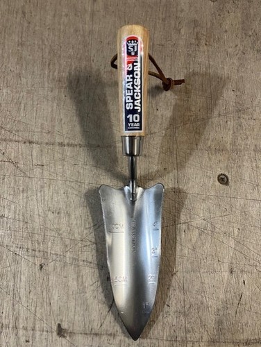 SPEAR AND JACKSON TRANSPLANTING TROWEL STAINLESS STEEL GARDEN TOOL