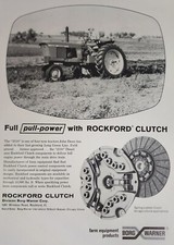 John Deere Tractor Picture Magazine Ad Farm Vintage Wall Art