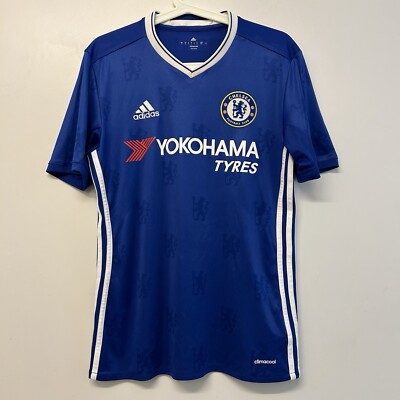 Chelsea FC 2016/17 Heimtrikot Oberteil Set Fußball Größe S Adidas 