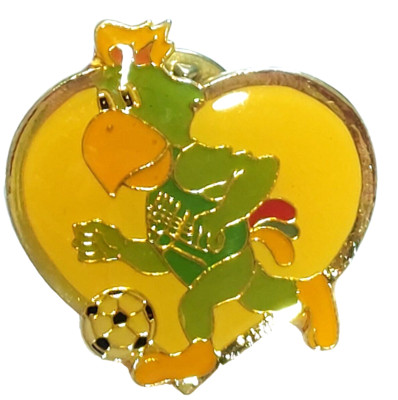 Pan American Games 1987 (Soccer) Amigo The Parrot Lapel Pin