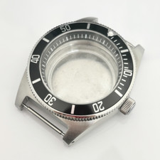 Sapphire Glass Watch Case 40mm Fit NH34 NH35 NH36 Water Resistance Drilled Lugs