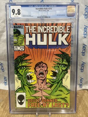 Incredible Hulk #315 CGC 9.8 WP NM/M 💪 Marvel 1986 Classic John