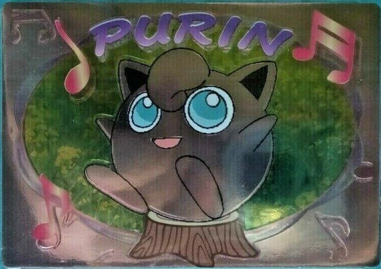 Pokemon Card Japanese Jigglypuff Purin Holo Meiji Embossed Get
