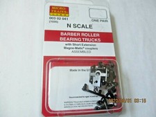 Micro-Trains Stock  00302041 1035 Barber Roller Bearing Truck Short Extension