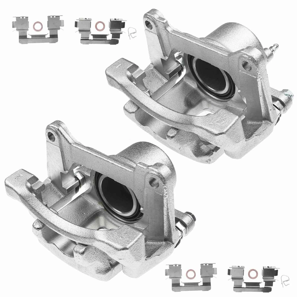 Par de pinzas de freno delanteras con soporte para Toyota Celica 03-05 Scion tC 05-10 Foto 2 de 4