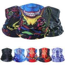 Summer Bandana Balaclava Scarf Neck Gaiter Face Mask for Cycling Hiking Fishing