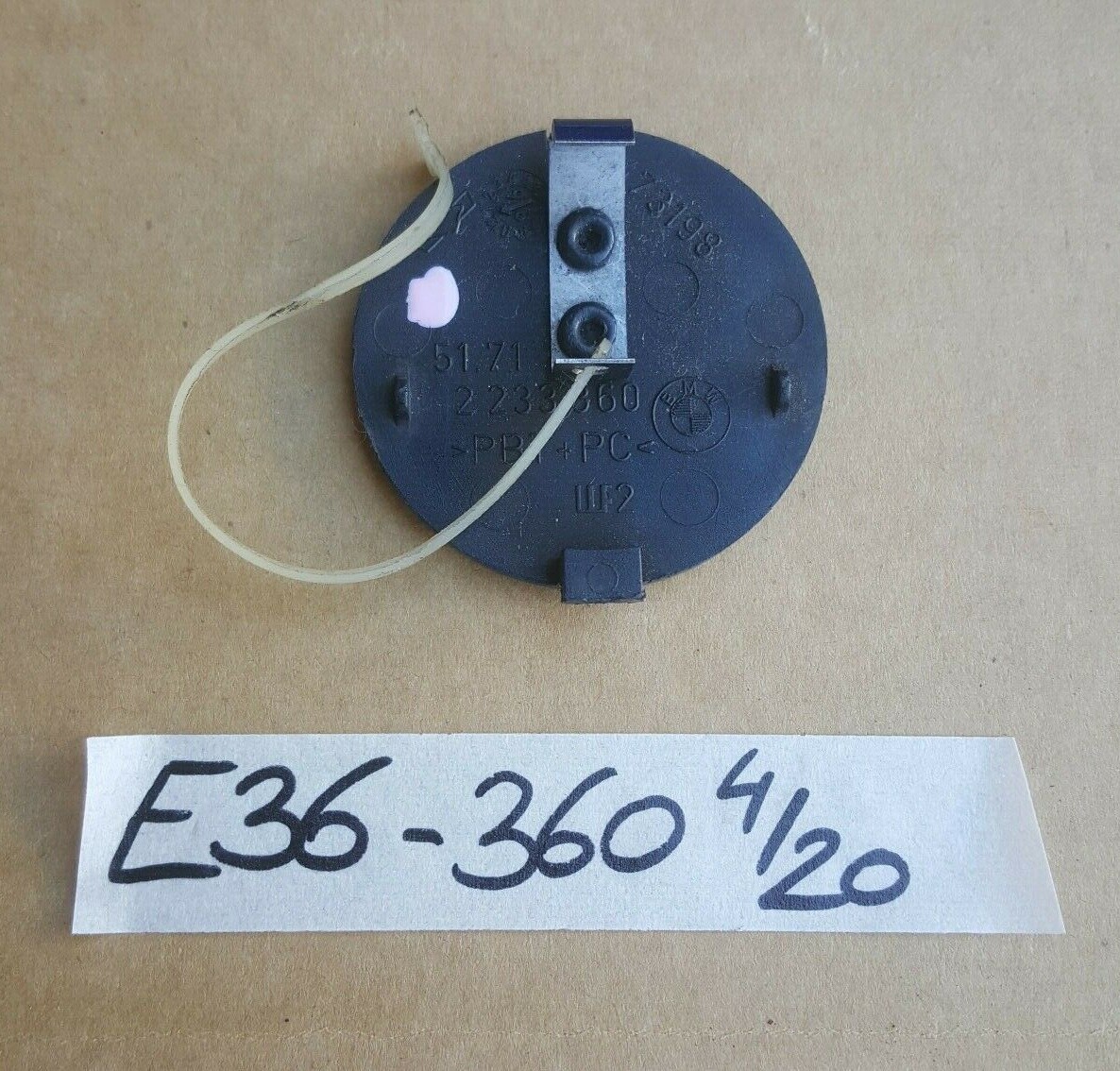 BMW E36 Klappe Stoßstange Deckel Blende Abschlepp Öse 2233360 | eBay 