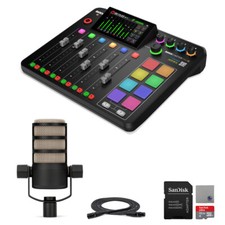 Rode Rodecaster Pro II with Rode PodMic and Accessories