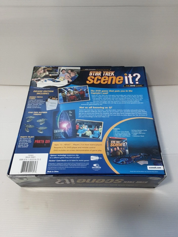 Star Trek Scene It ? Deluxe The DVD Trivia Board Game Deluxe - Image 2 of 4