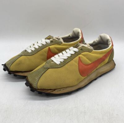 Nike LD-1000 US7.5 Yellow x Orange Made In JAPAN 70s Vintage Used 