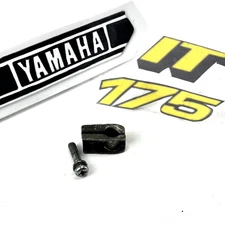 1980 yamaha it175 Front Brake Line Clamp Mount Bracket 