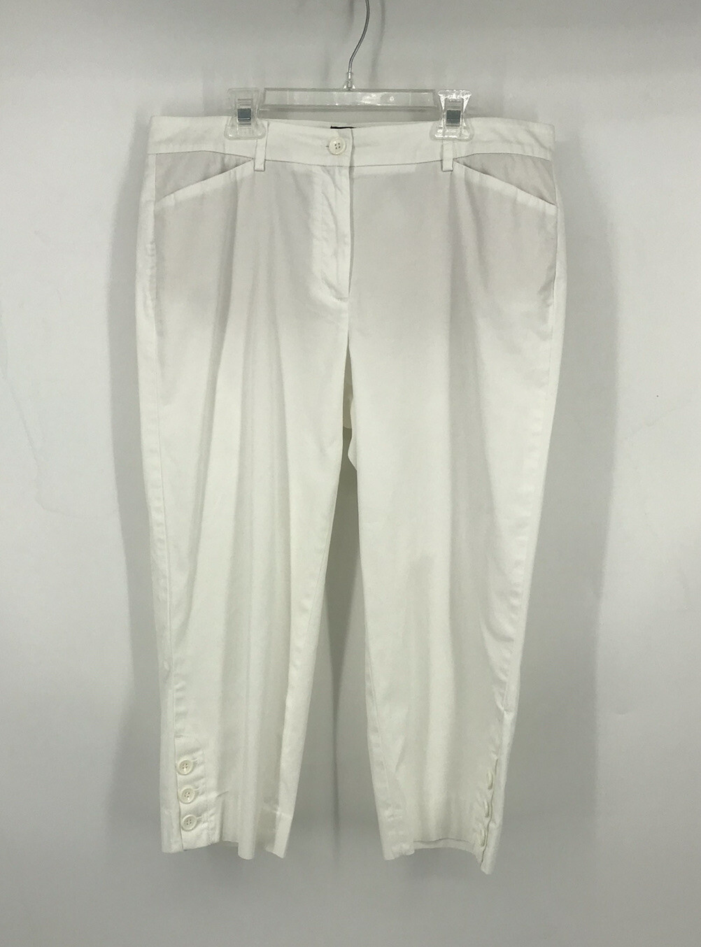 Talbots The Perfect Skimmer White Stretchy Pockets Ca… Gem