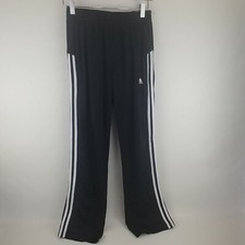 Youth Adidas Athletic Excersie Warm Up Pants Black and White Size Youth Large 14