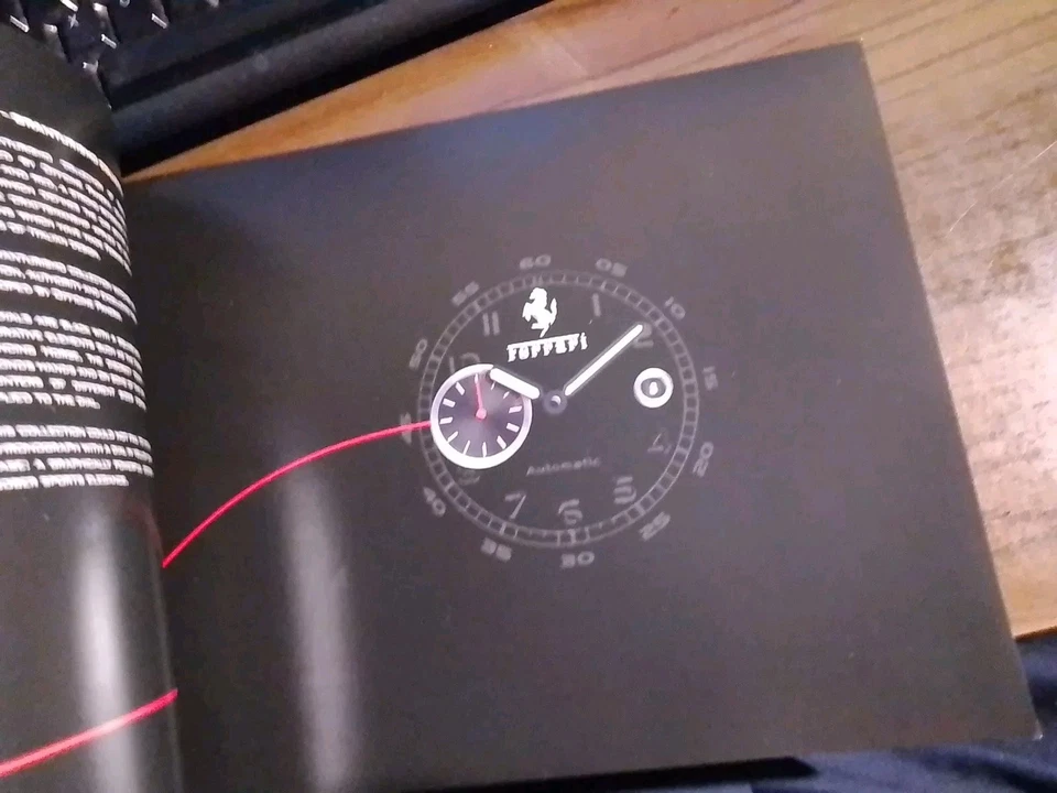 brochure  SCUDERIA  FERRARI  PANERAI  , 2008 - Immagine 4 di 4
