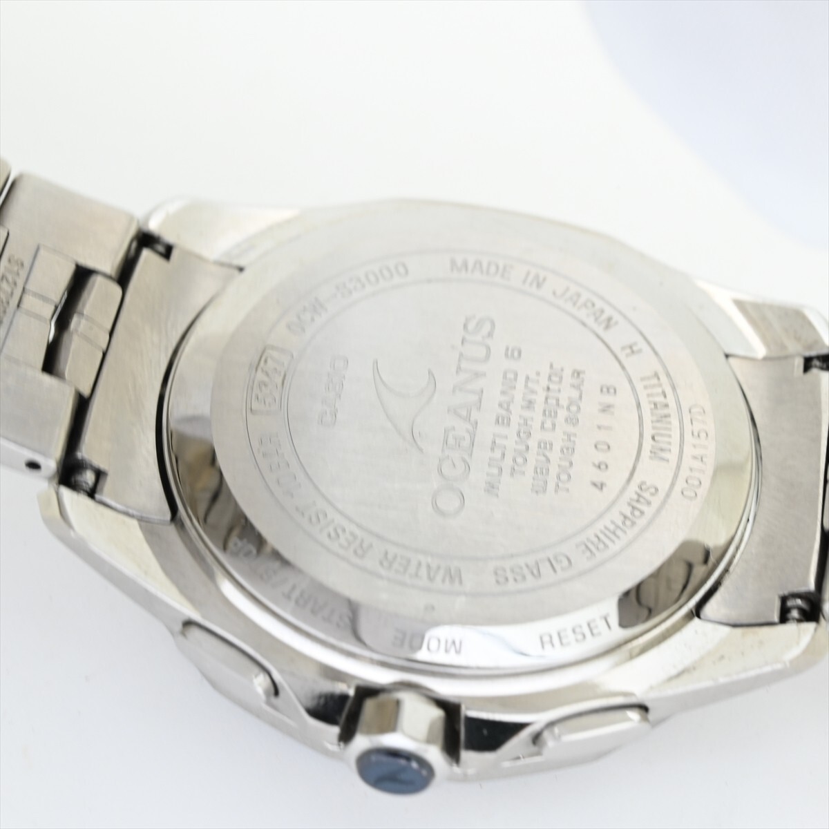 【美品】CASIO OCEANUS 腕時計 OCW-S-3000 CASIO Oceanus OCW-S3000-1AJF Day date Solar Powered Radio