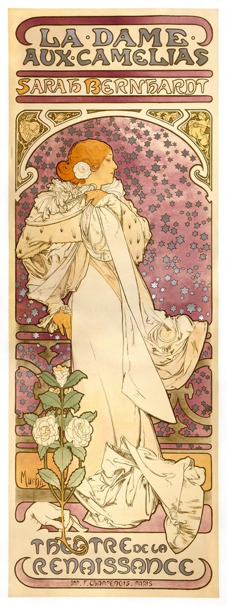 La Dame Aux Camélias Sarah Bernhardt Theatre De La Renaissance