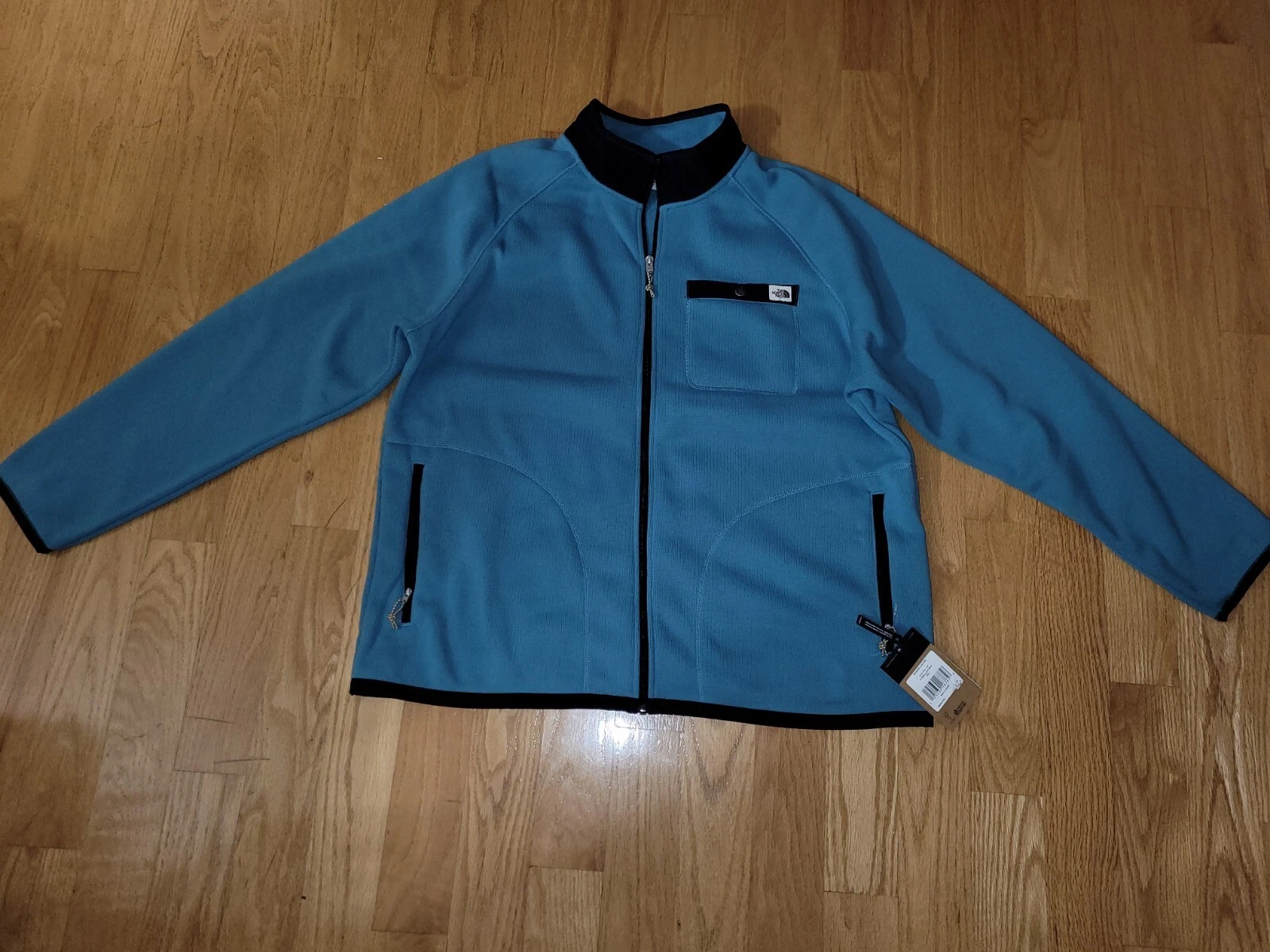The North Face Men's Gordon Lyons Fleece Full Zip Jacket Storm Blue Choose Size