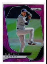 BLAKE SNELL  RAYS  2020 PANINI PRIZM  #207 - PURPLE