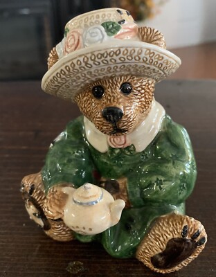 Boyd's Bears Bearware Pottery Numbered Vintage Salt Shakers