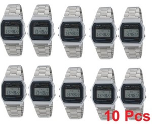 Casio A-158W 10 Pcs Lot Original New Alarm Classic Digital A-158 Watch 10  pieces | eBay