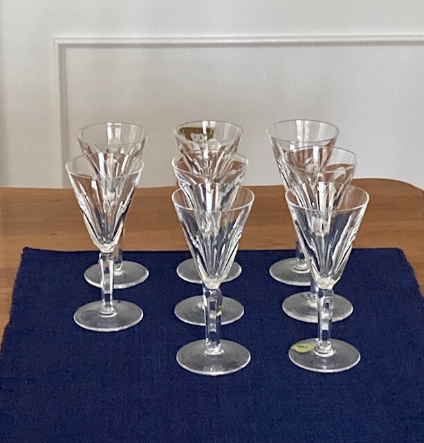 Waterford Crystal Sherry Glasses, Sheila Pattern